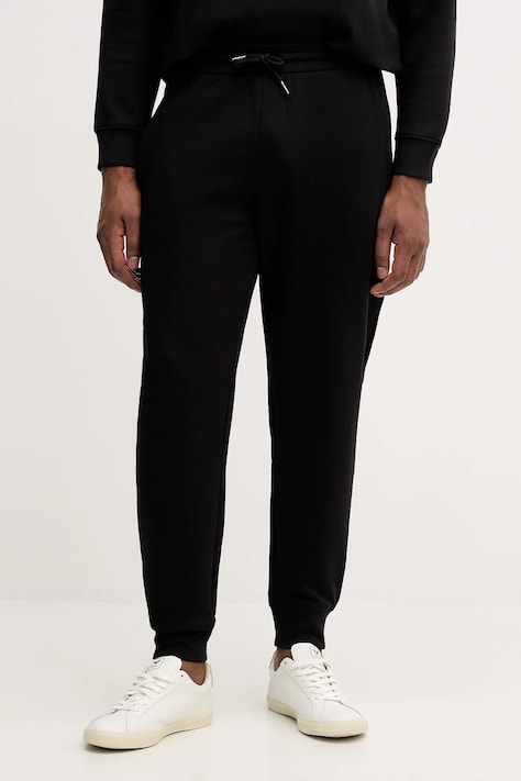 Armani Exchange spodnie dresowe męskie kolor czarny gładkie XM001886 AF10818