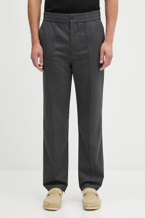 Filling Pieces pantaloni in misto lana Coach Twill Wool uomo colore blu navy 422550500247