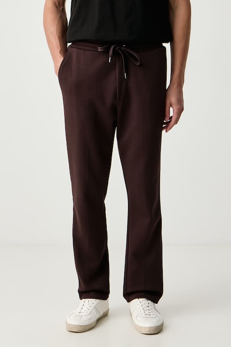 Michael Kors Pantaloni de trening pentru bărbați cu bumbac maro CF552Q65MF