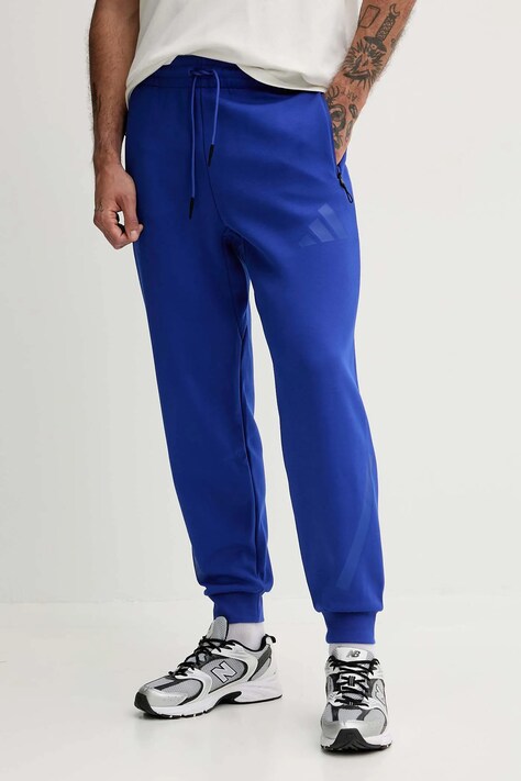adidas spodnie dresowe adidas x Z.N.E męskie kolor fioletowy z nadrukiem KA0701
