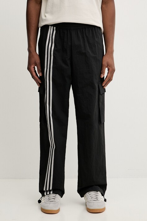 adidas Originals spodnie dresowe Front ST męskie kolor czarny gładkie JV9892