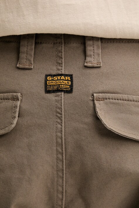 G-Star штани skinny чоловічі бавовняні з еластаном Zip Pkt 3D Skinny Cargo 2.0 — AW25-SPM0JS, зелений — фото 4
