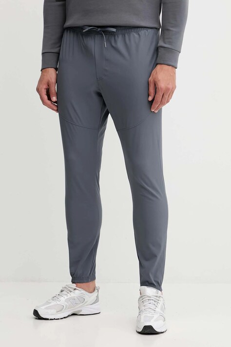 Under Armour spodnie dresowe Vibe Woven męskie kolor szary gładkie 1386557
