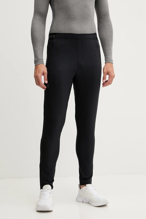 Under Armour spodnie treningowe męskie kolor czarny gładkie 1390055