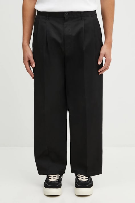 Carhartt WIP spodnie Evan Pant męskie kolor czarny proste I035666.8901