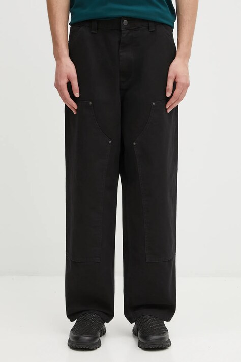Carhartt WIP spodnie OG Double Knee Pant męskie kolor czarny proste I035638.8906