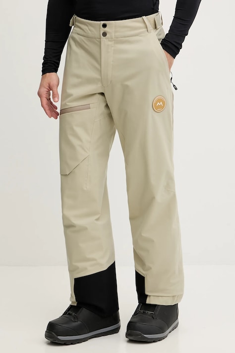 Descente spodnie narciarskie LIGHT INSULATED PANTS Marco Odermatt kolor beżowy DW5FLP32MU