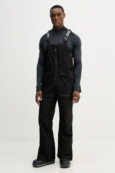Oakley spodnie narciarskie TNP SHELL kolor czarny FOA400939