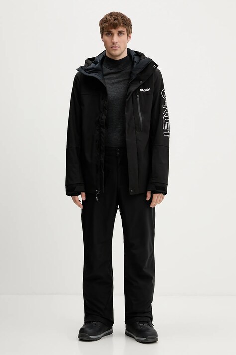 Oakley spodnie narciarskie BEST CEDAR kolor czarny FOA403445
