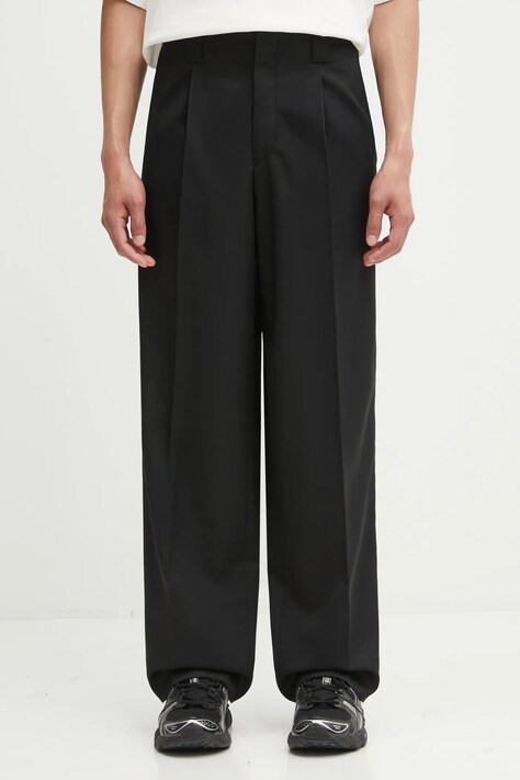 Undercover spodnie Pants męskie kolor czarny proste UP2E4505