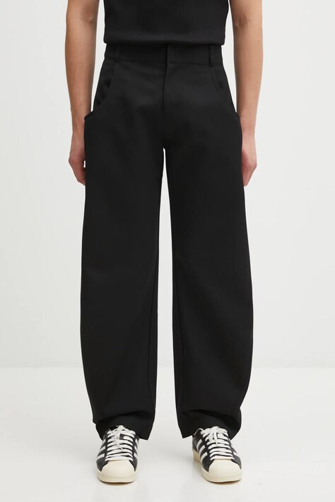 Ader Error spodnie z dodatkiem wełny TROUSERS męskie kolor czarny proste BO01FWBT0101BK