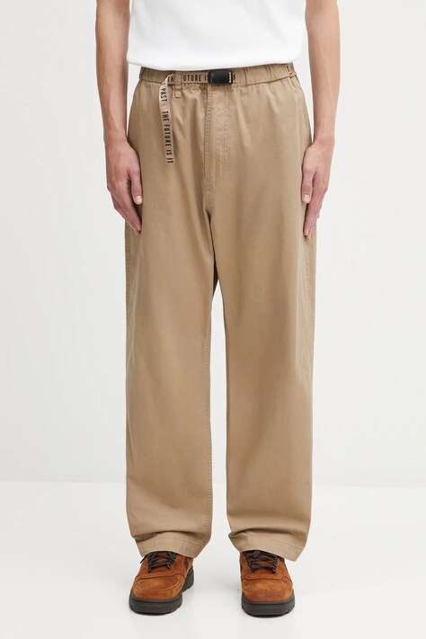 Human Made spodnie bawełniane WOVEN PANTS męskie kolor beżowy proste HM30PT012