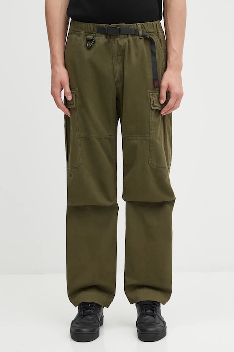 Gramicci pantaloni in cotone Sierra Cargo uomo colore verde G5FM.P060