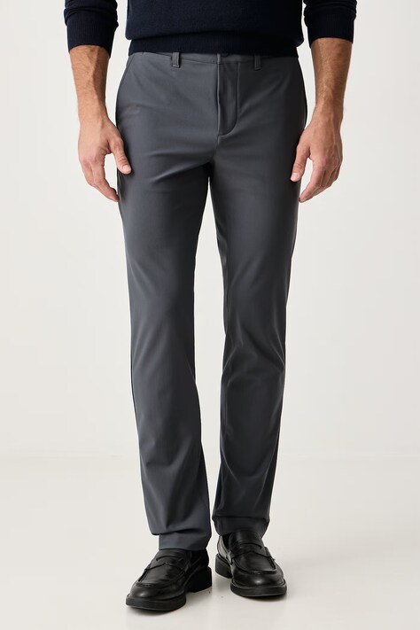 Lacoste Spodnie slim fit męskie szare regular waist HH1916