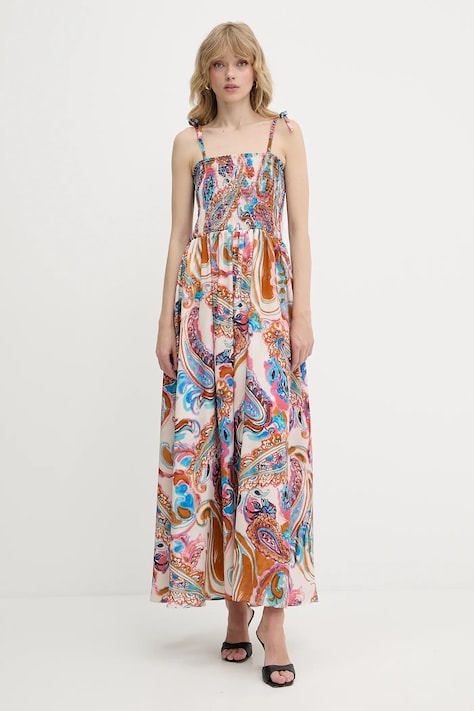 Morgan rochie culoarea bej, maxi, evazați, RGODI.F