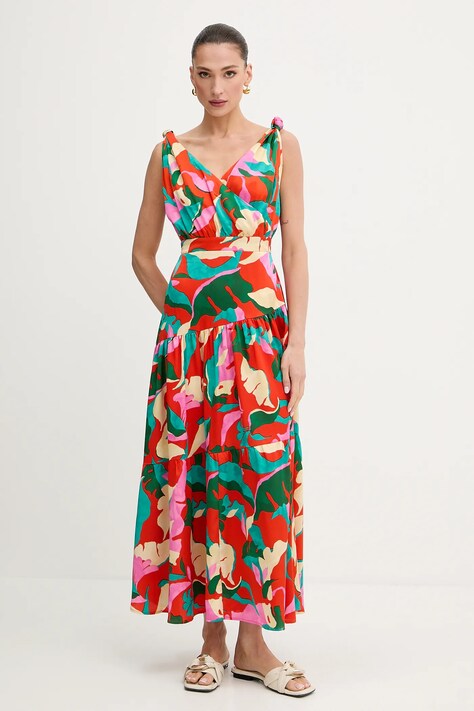 Morgan rochie culoarea portocaliu, maxi, evazați, RBY.F