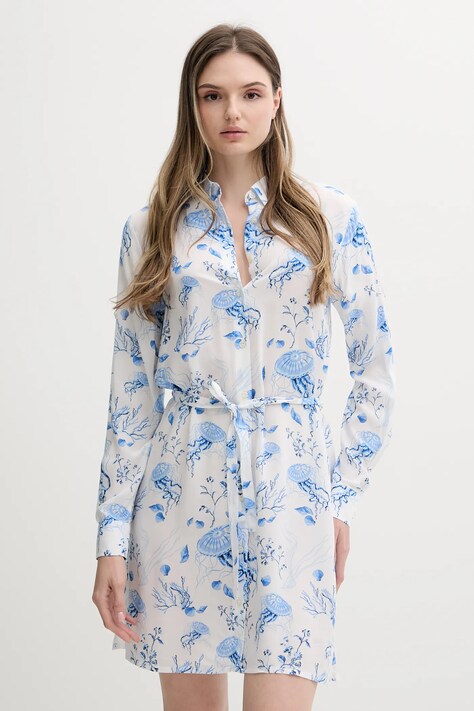 Vilebrequin rochie de plaja FLORENCE culoarea alb, FNCCX426