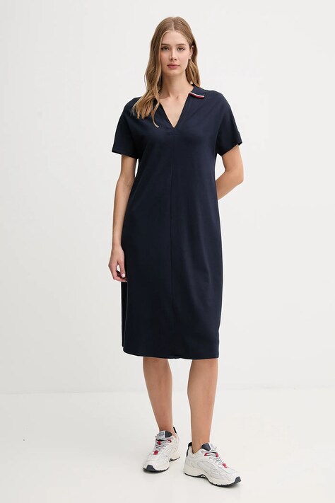 Платье Tommy Hilfiger цвет синий mini прямое WW0WW46464