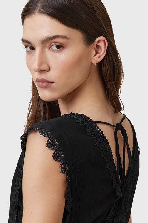 Сукня AllSaints XANTHE — AW25-SUD071, чорний — фото 4