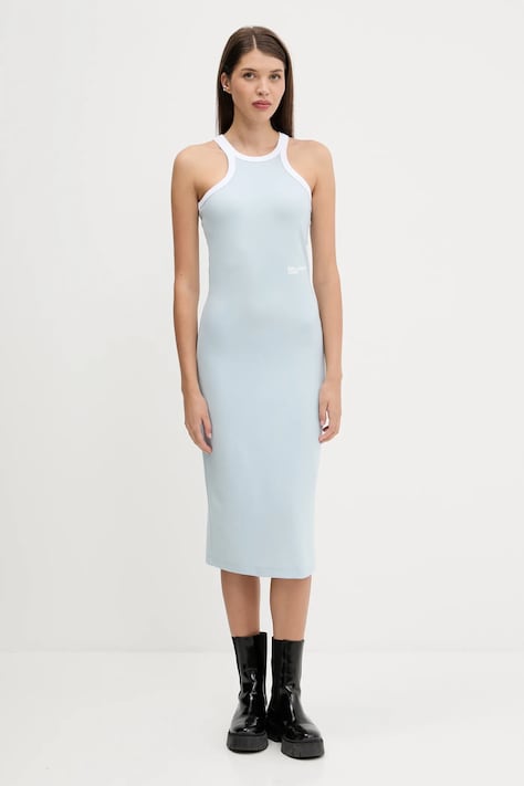 Šaty Karl Lagerfeld Jeans modrá barva, mini, A3W13008