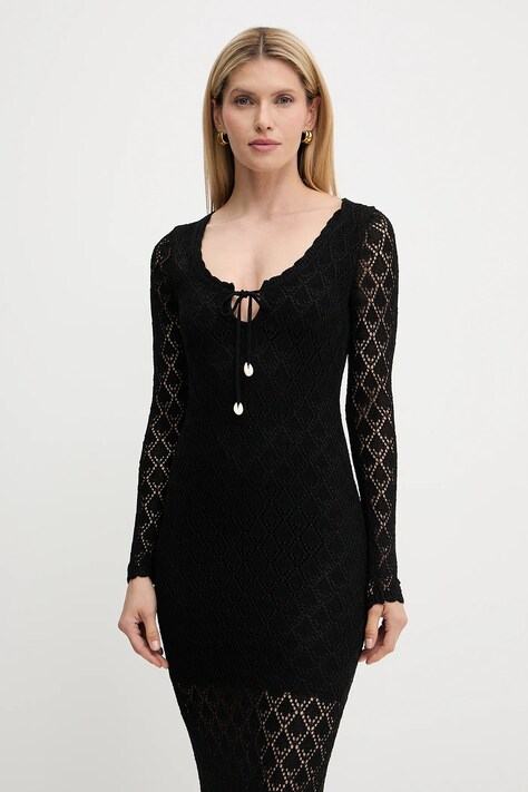 Сукня Guess ALBA — AW25-SUD0DB, чорний — фото 4