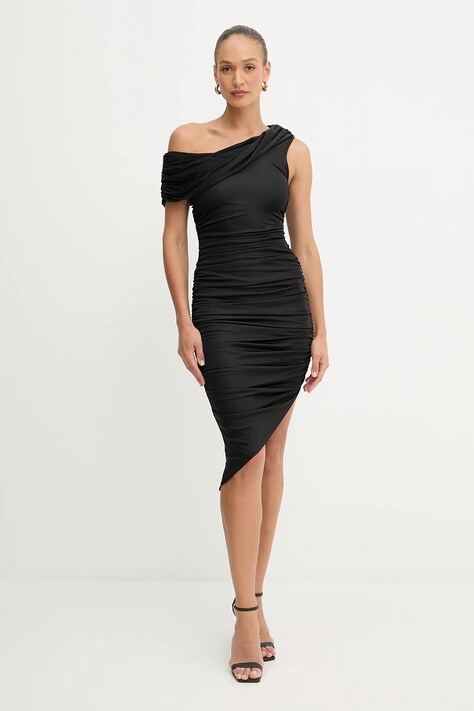 Marciano Guess sukienka PATTY kolor czarny mini dopasowana 5YGK06 6334A
