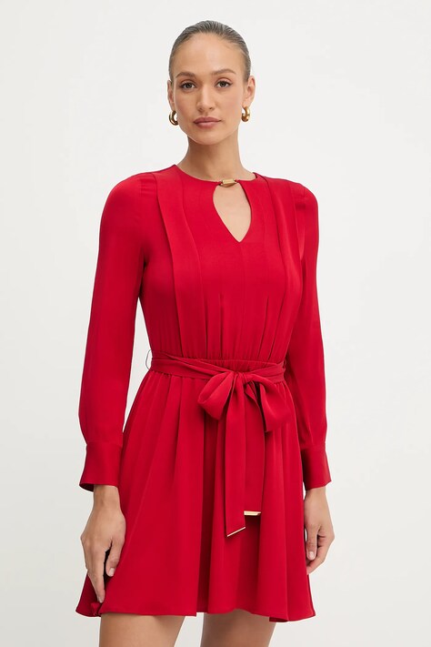 Marciano Guess sukienka ANITA kolor czerwony mini rozkloszowana 5YGK33 7356A