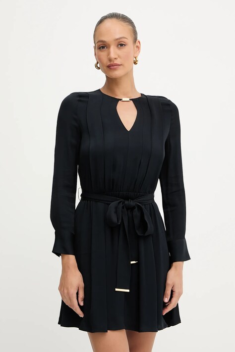 Marciano Guess sukienka ANITA kolor czarny mini rozkloszowana 5YGK33 7356A