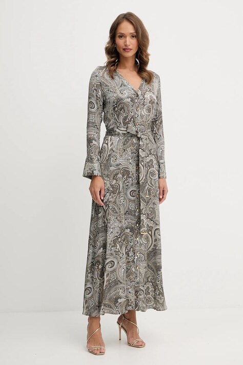 Haljina Marciano by Guess BRITNEY boja: bež, maxi, širi se prema dolje, 5YGK47 7298A