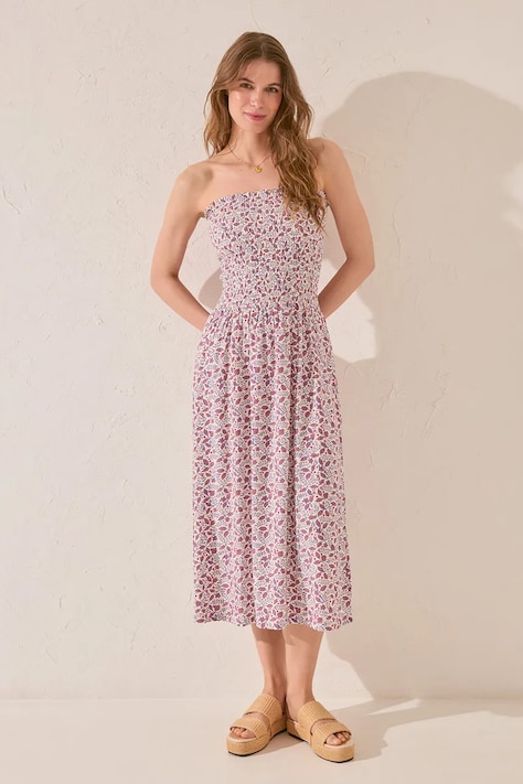 women'secret rochie culoarea violet, midi, evazati, 4479832