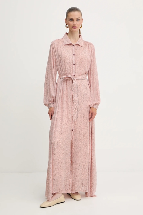 Платье Forte Forte цвет розовый maxi прямое 14122.my.dress