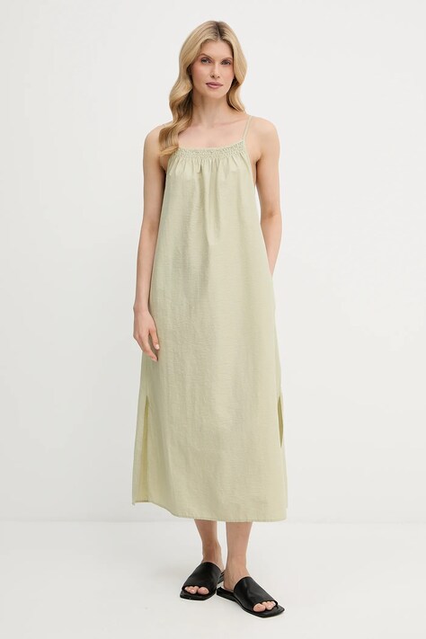 Marc O'Polo rochie culoarea verde, midi, drept, 5000006348