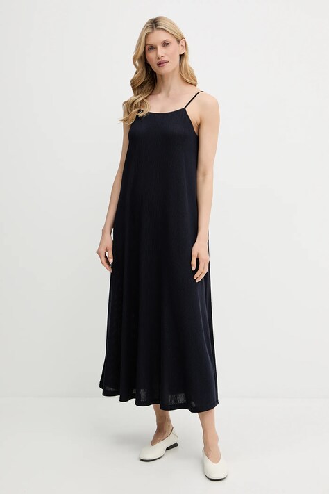 Šaty Marc O'Polo tmavomodrá barva, maxi, oversize, 5000006568