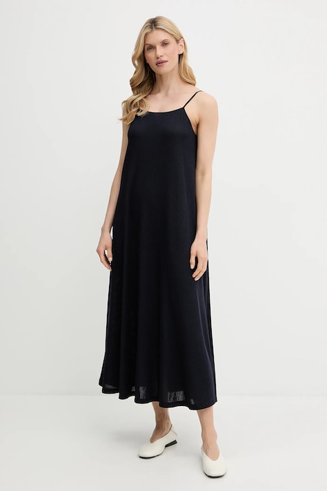 Marc O'Polo sukienka kolor granatowy maxi oversize 5000006568