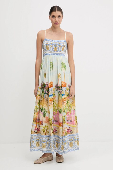 Farm Rio rochie maxi, evazați, 336581