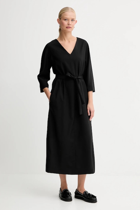 Šaty Weekend Max Mara LAZIALE černá barva, mini, 2525226012600