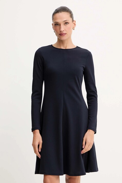 Weekend Max Mara sukienka CALIFFO kolor granatowy mini rozkloszowana 2525626012600