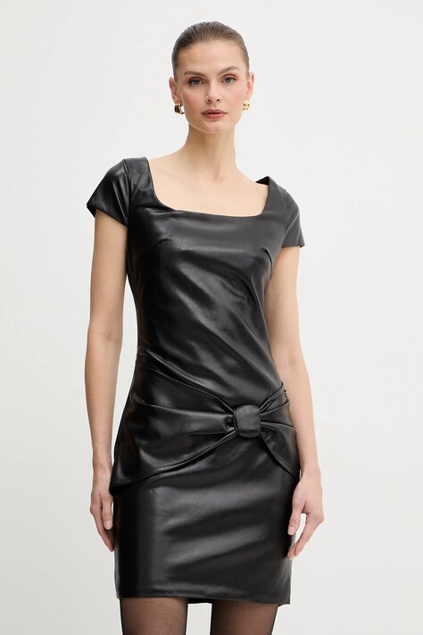 Guess sukienka ALIENOR kolor czarny mini prosta W5BK55 WGIK0