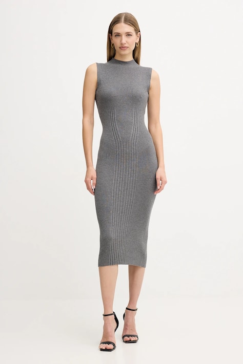 Guess sukienka JULIA kolor szary maxi dopasowana W5BK23 Z3OW2