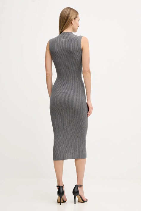 Guess sukienka JULIA kolor szary maxi dopasowana W5BK23 Z3OW2