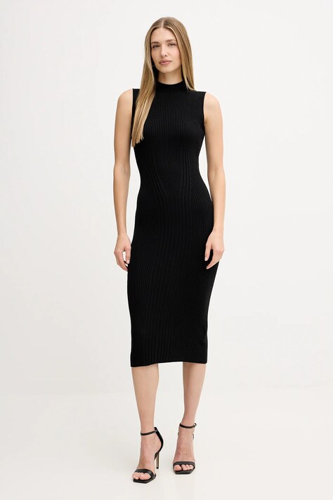 Guess sukienka JULIA kolor czarny maxi dopasowana W5BK23 Z3OW2