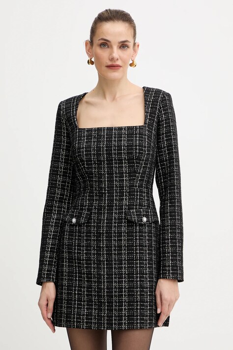 Guess sukienka SANDRA kolor czarny mini prosta W5BK20 W2382