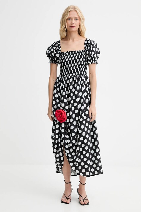 The Sleeper rochie culoarea negru, maxi, evazați, BLDR02G097R