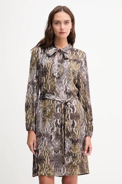 Marc Aurel rochie culoarea verde, mini, evazați, 6570-1000-24809