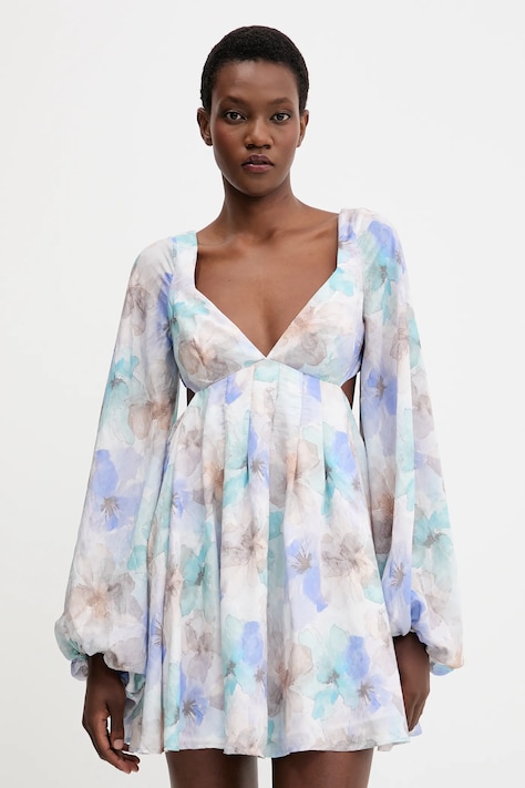 Bardot rochie mini, evazati, 59858DB2