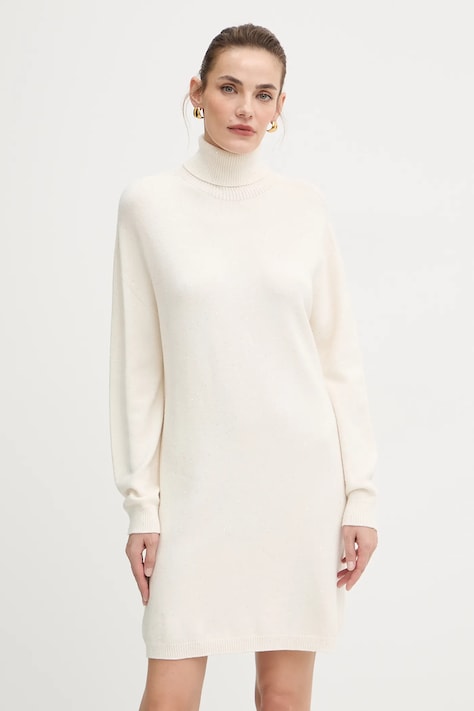 Liu Jo rochie culoarea alb, mini, oversize, MF5484 MA27R