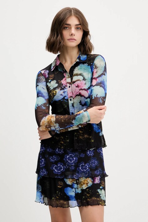 Платье Desigual CORAL LACROIX цвет чёрный mini прямое 25WWVK10