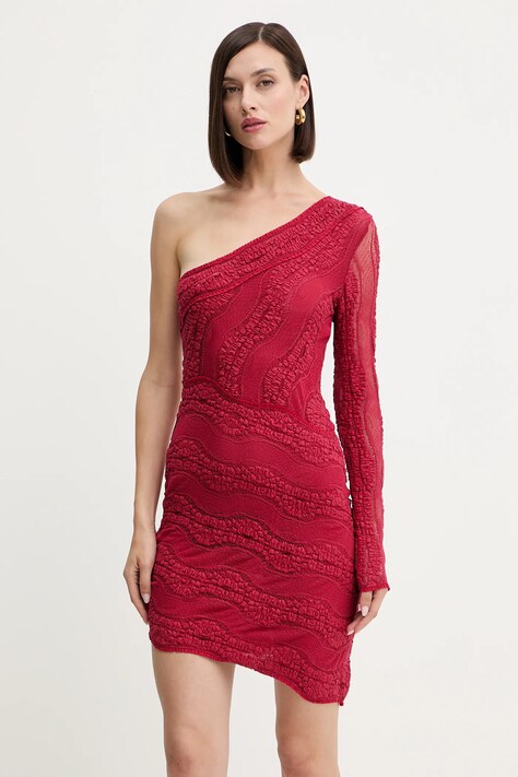 Charo Ruiz Ibiza rochie culoarea rosu, mini, mulata, 257603