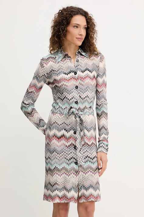 Šaty Missoni černá barva, midi