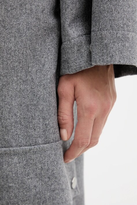 Комбінезон з додаванням вовни BOSS Daspira — AW25-SUD17S, сірий — фото 6